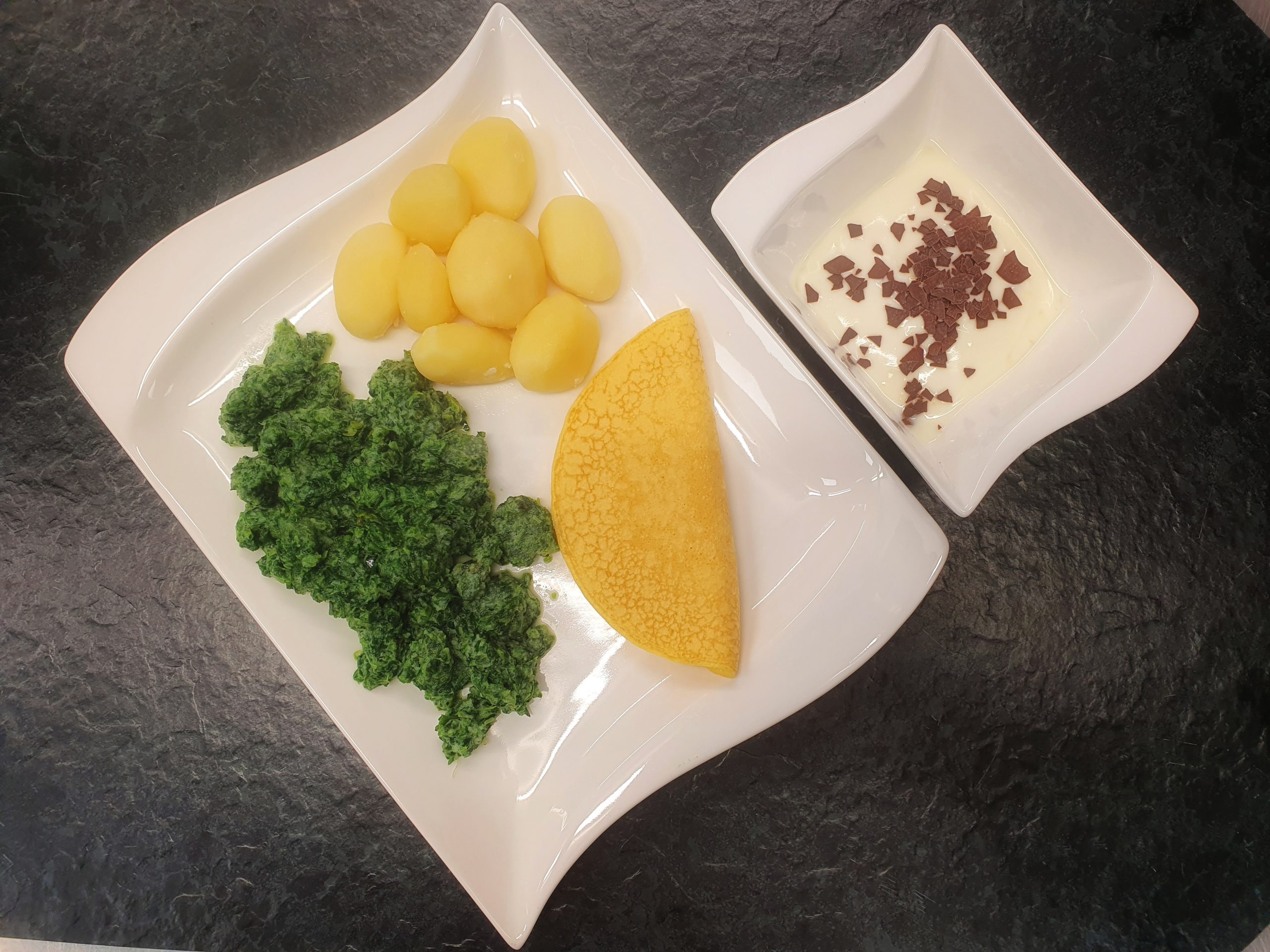 Omelette Rahmspinat